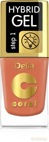Delia Cosmetics Coral Hybrid Gel Emalia do paznokci nr 81 11 ml