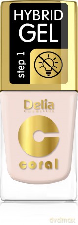 Delia Cosmetics Coral Hybrid Gel Emalia do paznokci nr 82 11 ml