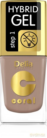 Delia Cosmetics Coral Hybrid Gel Emalia do paznokci nr 83 11 ml