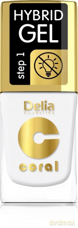 Delia Cosmetics Coral Hybrid Gel Emalia do paznokci nr 84 11 ml
