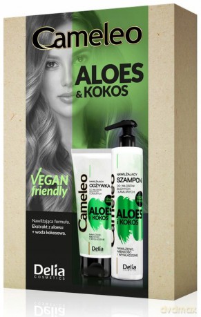 DELIA ZESTAW CAMELEO Aloes szampon i odżywka&