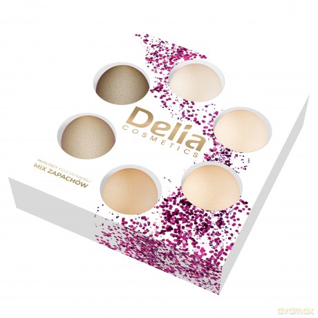 DELIA ZESTAW DAIRY FUN kule Zimowe zapachy 6 szt&