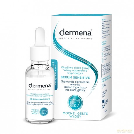 Dermena Supported By Science Serum Sensitive stymulujące odrastanie włosów 50 ml