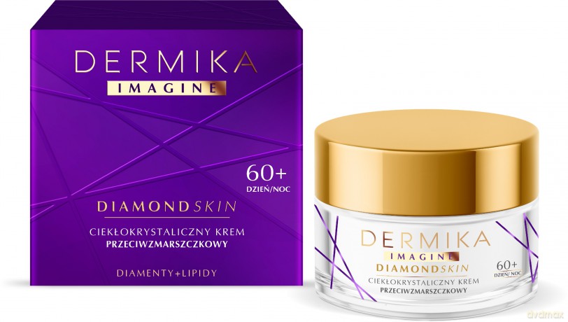 Dermika Imagine Diamond Skin 60+ Ciekłokrystaliczny Krem przeciwzmarszczkowy na dzień i noc 50 ml