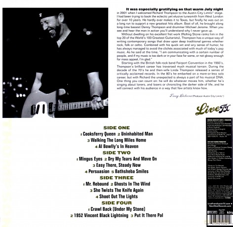 Richard Thompson: Live From Austin Tx [2xWINYL]