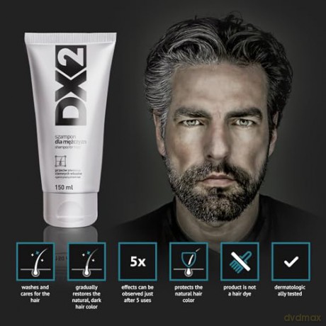 DX2 Szampon do włosów przeciw siwieniu ciemnych włosów150 ml