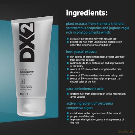 DX2 Szampon do włosów przeciw siwieniu ciemnych włosów150 ml