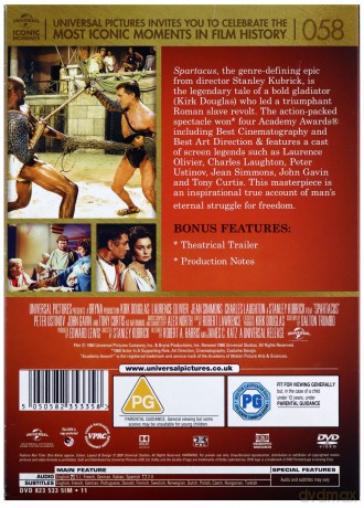 Spartakus (1960) [DVD]