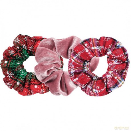 ECarla Gumki do włosów typu "scrunchie" --3 szt