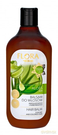Ecos Lab Flora Balsam do włosów przesuszonych i farbowanych - Aloes 500 ml
