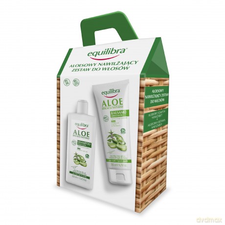 Equilibra Aloe Zestaw prezentowy Pielęgnacja Włosów (szampon 250 ml+odżywka 200 ml)