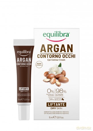 Equilibra Argan Liftingujący Krem pod oczy z arganem 15 ml