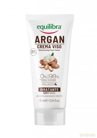 Equilibra Argan Nawilżający Krem do twarzy z arganem 75 ml