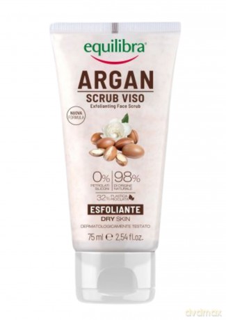 Equilibra Argan Złuszczający Peeling do twarzy z arganem 75 ml