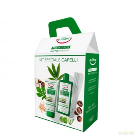 Equilibra Tricologica Zestaw prezentowy Pielęgnacja Włosów (szampon 300 ml+odżywka 200 ml+grzebień)