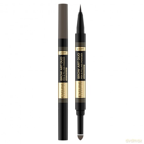 Eveline Brow Art Duo Kredka do brwi 2w1 - Light