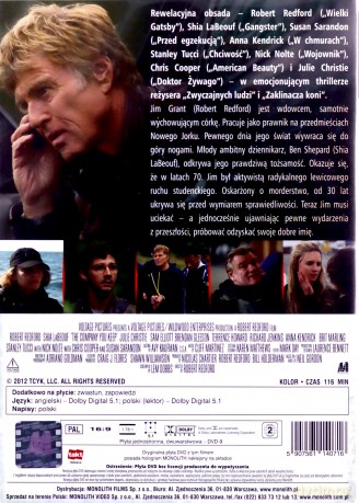 Reguła milczenia [DVD]