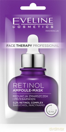 Eveline Face Therapy Professional Maska-ampułka Retinol 8 ml