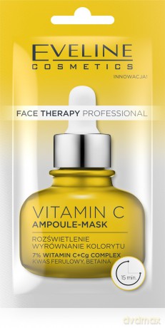 Eveline Face Therapy Professional Maska-ampułka Vitamin C 8 ml