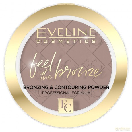 Eveline Feel The Bronze Puder brązująco-konturujący nr 01 Milky Way 4g