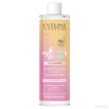 Eveline My Beauty Elixir Rozświetlająco - Kojący Płyn micelarny 400 ml