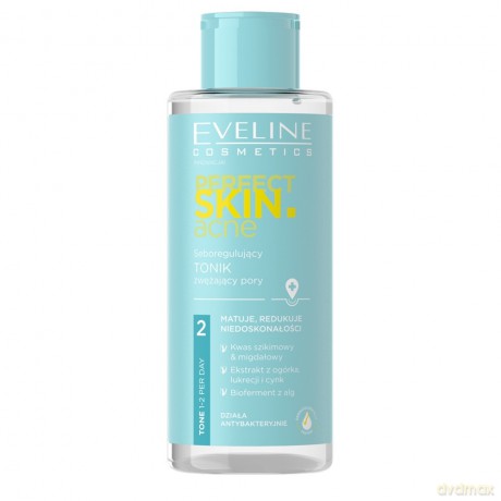 Eveline Perfect Skin.acne Seboregulujący Tonik zwężający pory 150 ml