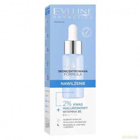 Eveline Skoncentrowana Formuła Serum do twarzy "Nawilżenie" na dzień i noc 18 ml
