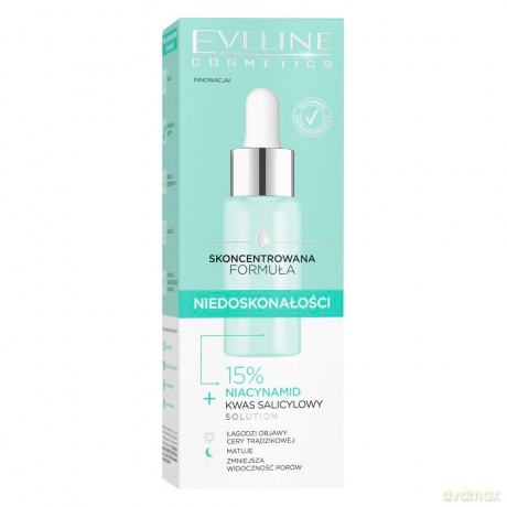 Eveline Skoncentrowana Formuła Serum do twarzy "Niedoskonałości" na dzień i noc 18 ml