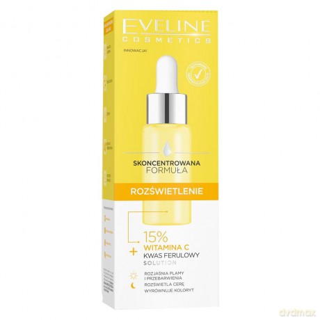 Eveline Skoncentrowana Formuła Serum do twarzy "Rozświetlenie" na dzień i noc 18 ml