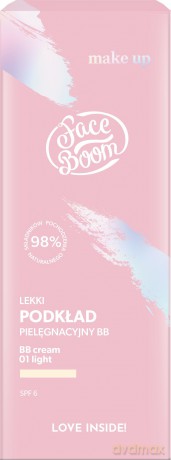 Face Boom Make-Up Lekki Podkład pielęgnacyjny BB nr 01 Light 30g
