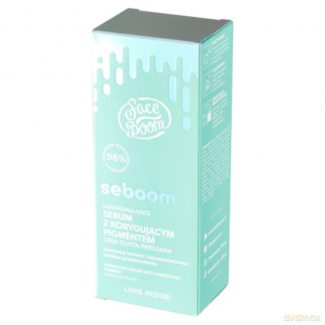 Face Boom Seboom Udoskonalające Serum z korygującym pigmentem - cera tłusta i mieszana 30 ml