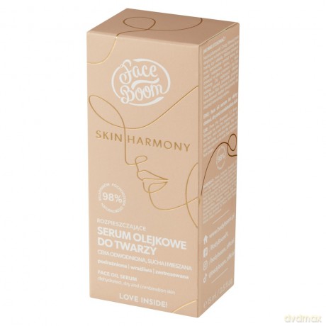 Face Boom Skin Harmony Rozpieszczające Serum olejkowe do twarzy - cera odwodniona,sucha i mieszana 15 ml