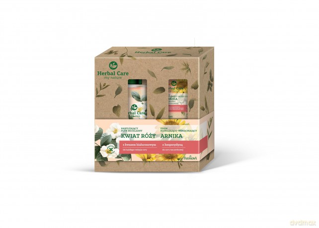 Farmona Zestaw prezentowy Herbal Care (Płyn micelarny Kwiat Róży 400 ml+Krem Arnika 50 ml)