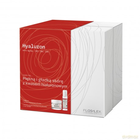 FLOS ZESTAW Hyaluron krem dz/n+serum