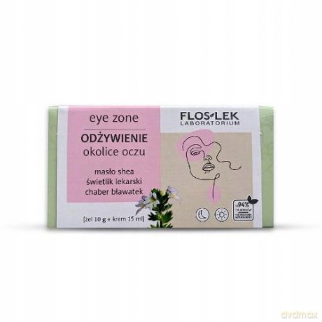 FLOS ZESTAW Odżywienie krem + żel ze świetlikiem