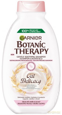 Garnier Botanic Therapy Szampon łagodzący Oat Delicacy - do delikatnych włosów i skóry głowy 400 ml