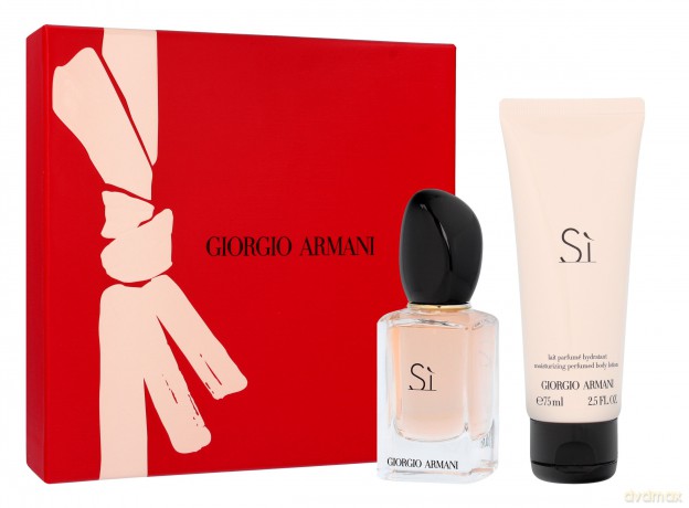 Giorgio Armani Zestaw prezentowy Si Passione (woda perfumowana 30 ml+balsam do ciała 75 ml)