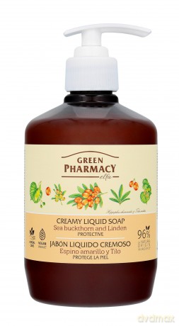 Green Pharmacy Mydło w płynie z Rokitnikiem i Lipą 460 ml