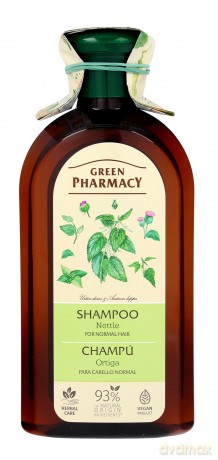 Green Pharmacy Szampon do włosów normalnych z ekstraktem z Pokrzywy - 350 ml