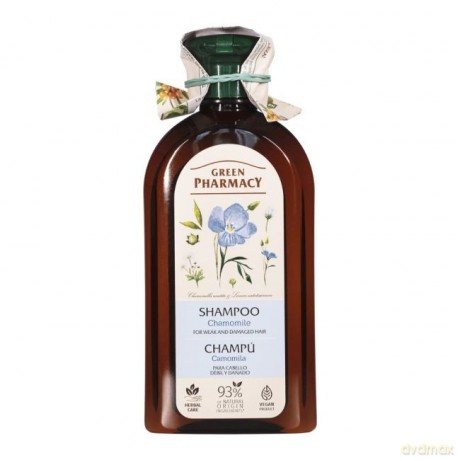 Green Pharmacy Szampon do włosów osłabionych i zniszczonych z Rumiankiem Lekarskim - 350 ml