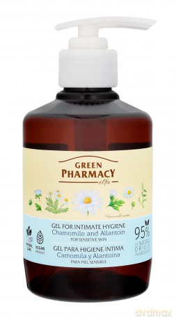 Green Pharmacy Żel do higieny intymnej z Rumiankiem I Alantoiną 370 ml