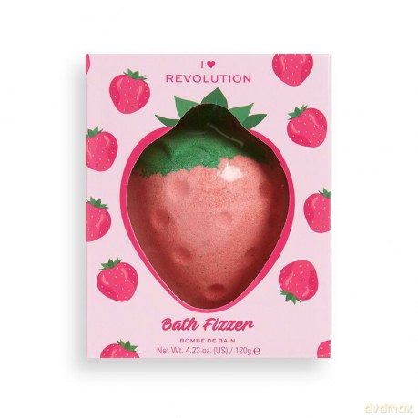 I Heart Revolution Bath Fruit Fizzer Mus do kąpieli Strawberry (truskawka) 120g