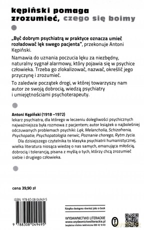 Lęk - Antoni Kępiński [KSIĄŻKA]