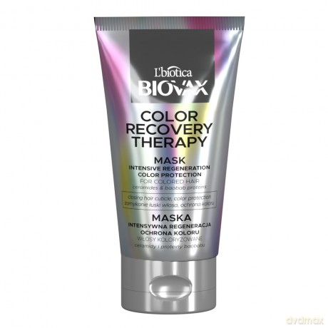 L`BIOTICA Biovax Color Recovery Therapy Maska do włosów koloryzowanych - Intensywna Regeneracja&Ochrona Koloru 150 ml