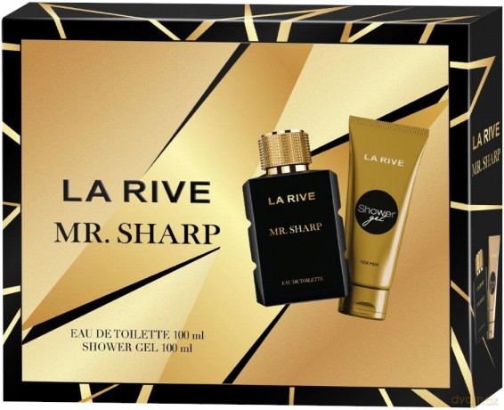 La Rive for Men Zestaw prezentowy Mr.Sharp (woda toaletowa 100 ml+żel pod prysznic 100 ml)