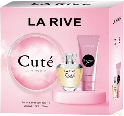 La Rive for Woman Zestaw prezentowy Cute (woda perfumowana 100 ml+żel pod prysznic 100 ml)
