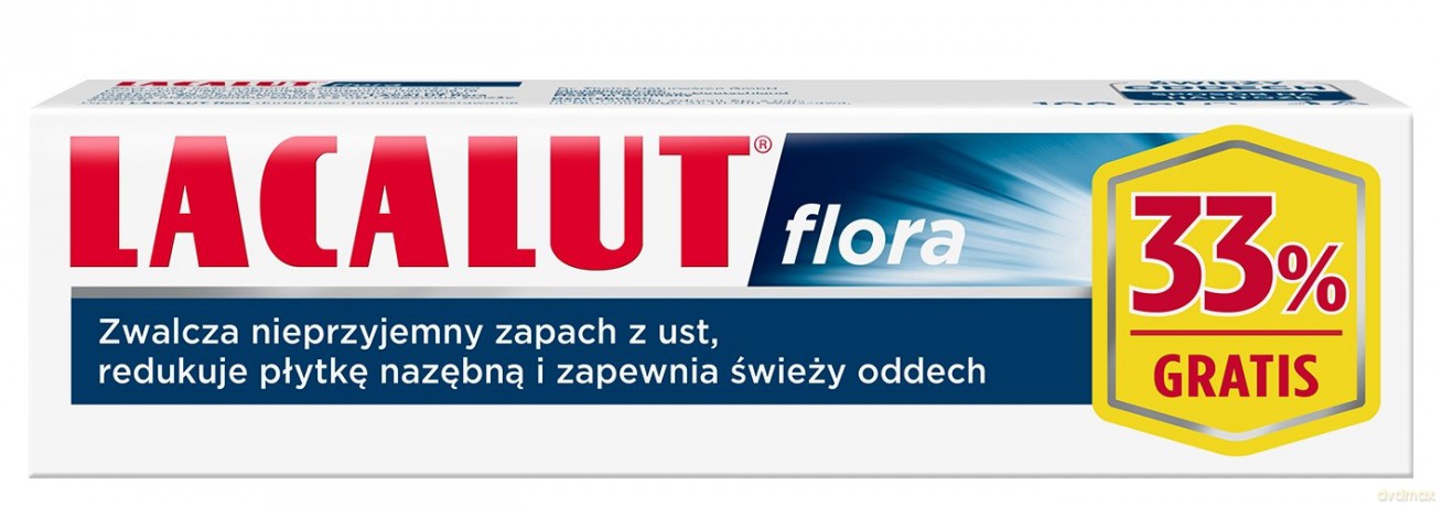 Lacalut Pasta do zębów Flora (+33% gratis) 100 ml