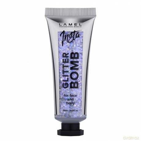 LAMEL Insta Brokat w żelu Glitter Bomb do twarzy i ciała nr 401 20 ml