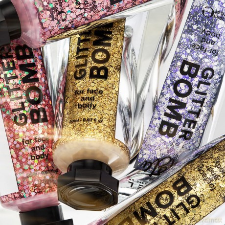 LAMEL Insta Brokat w żelu Glitter Bomb do twarzy i ciała nr 403 20 ml