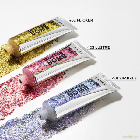 LAMEL Insta Brokat w żelu Glitter Bomb do twarzy i ciała nr 403 20 ml